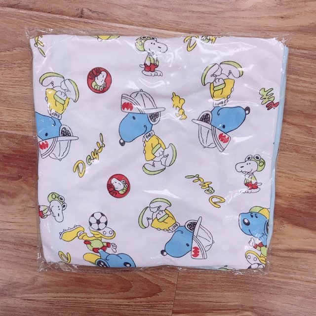 Chăn hè cotton có mũ cho bé 72x72cm(đc chọn màu)