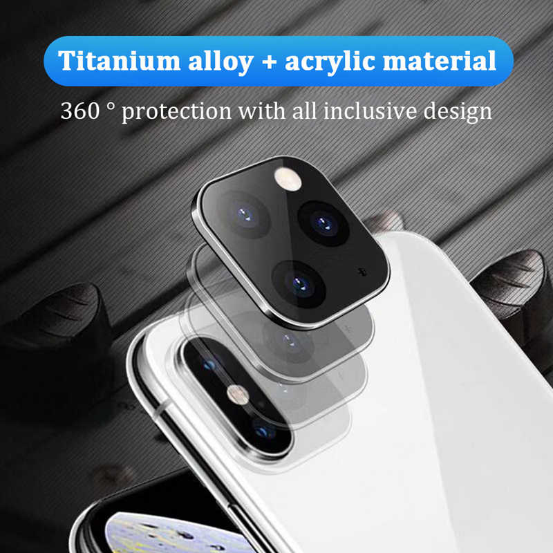 Miếng dán Ống Kính Máy Ảnh Tấm Bảo Vệ Màn Hình Thay Đổi Cho Iphone X đổi IP 11 pro max-SKU-IPXIP11-va