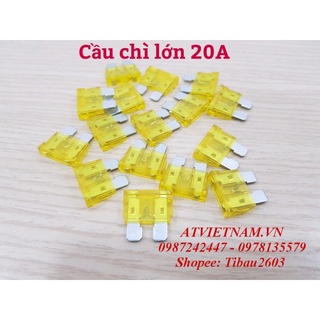 Cầu chì lớn 20A (bịch 10 cái)