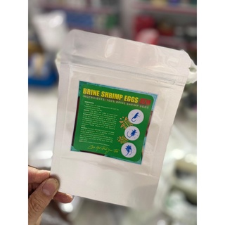 🔝 trứng artemia brine shrimp eggs atm - tỷ lệ nở 90 % - vỏ nổi - thích hợp cho cá cảnh, betta, guppy, thủy sinh,cá biển