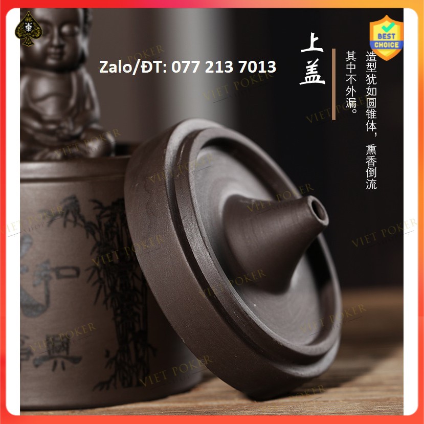 Thác khói trầm hương gốm tử sa cao cấp