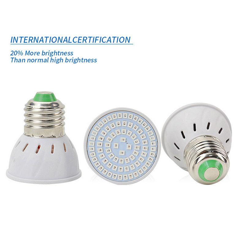 Đèn LED E27 48 / 60 / 80 220V Kích Thích Sự Phát Triển Của Cây Trồng