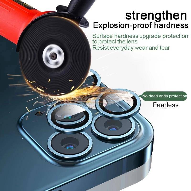 Vòng kim loại bảo vệ camera sau thích hợp cho iPhone 11 Pro Max iPhone11
