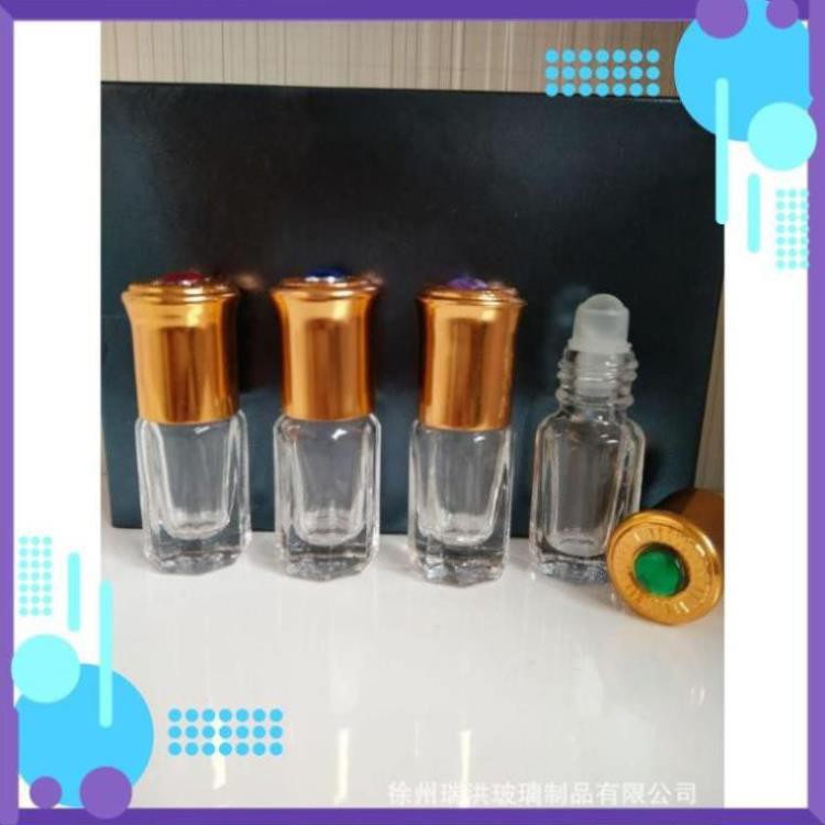 [3ml/6ml] Vỏ Lọ chiết nước hoa Dubai bi lăn Ruby rỗng / chai lọ đựng nước hoa