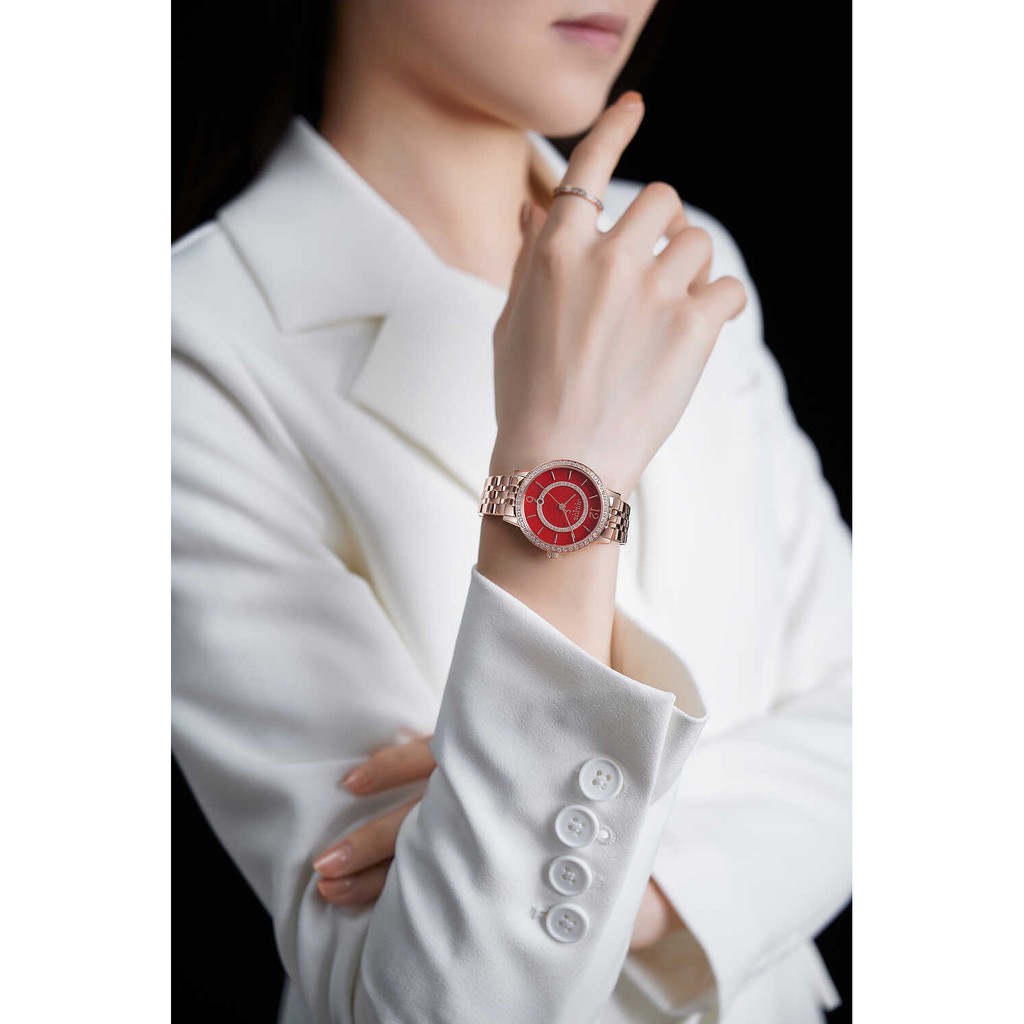 Đồng hồ nữ JS-051 Julius Hàn Quốc kính sapphire dây kim loại (nhiều màu)