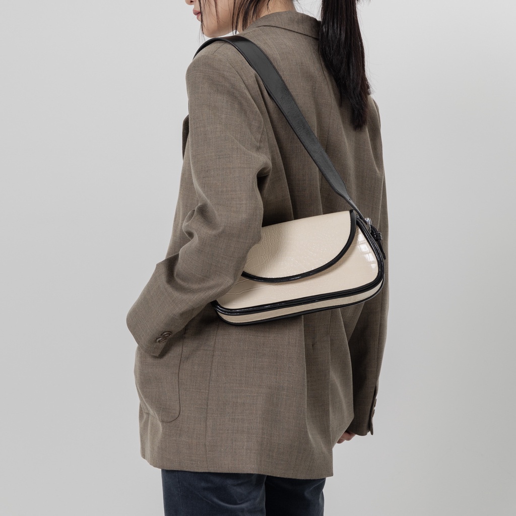 Túi vai màu trơn hợp thời trang cá tính cho phái nữ