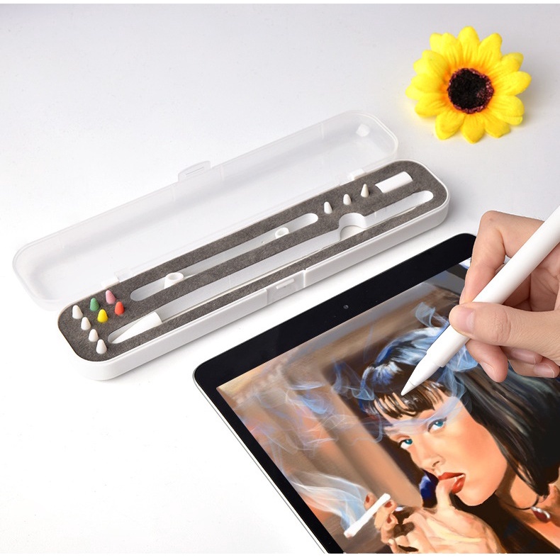 Hộp đựng bút và tool dành cho Apple pencil 1/2 size 10mm 8mm