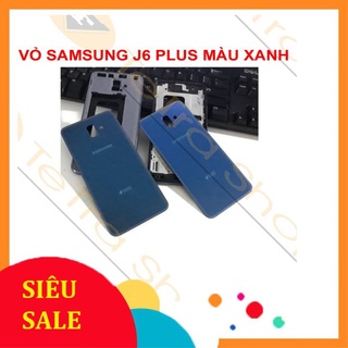 Vỏ samsung j6 plus màu xanh