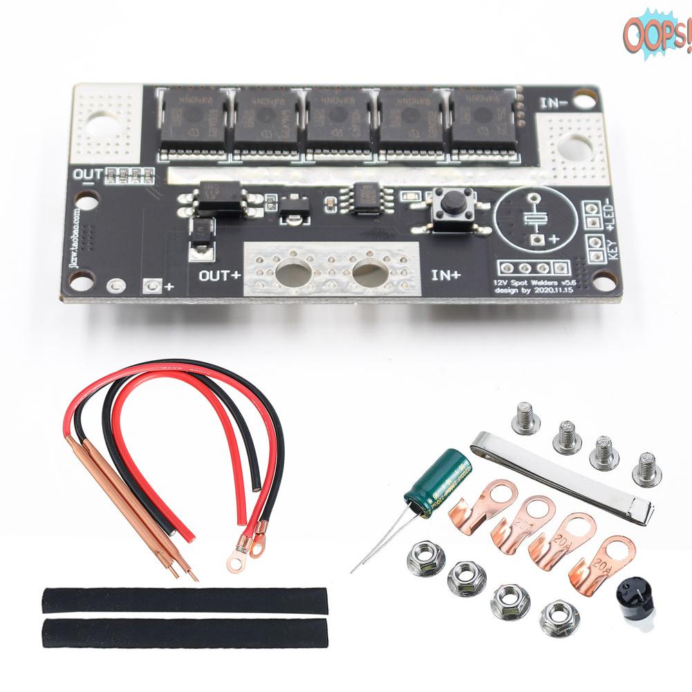 Bảng mạch pcb trữ pin máy hàn điểm di động 12v diy cho 18650 26650