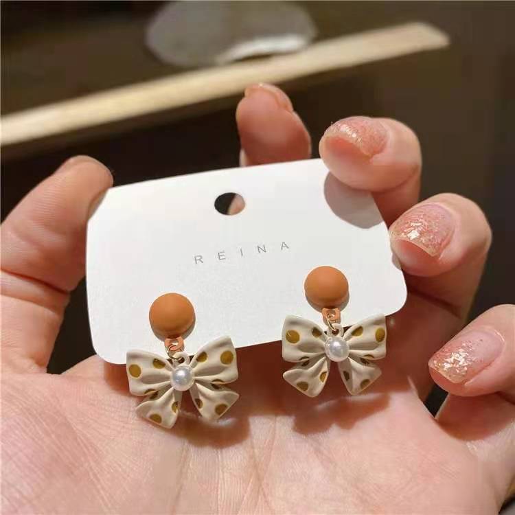 Đôi Bông Tai Hình Chiếc Nơ Xinh Xắn Thời Trang 2022 Cho Nữ