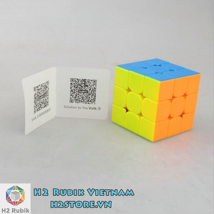 RUBIK QIYI THE VALK 3 3X3X3 STICKERLESS Không viền cao cấp thi đấu quốc tế