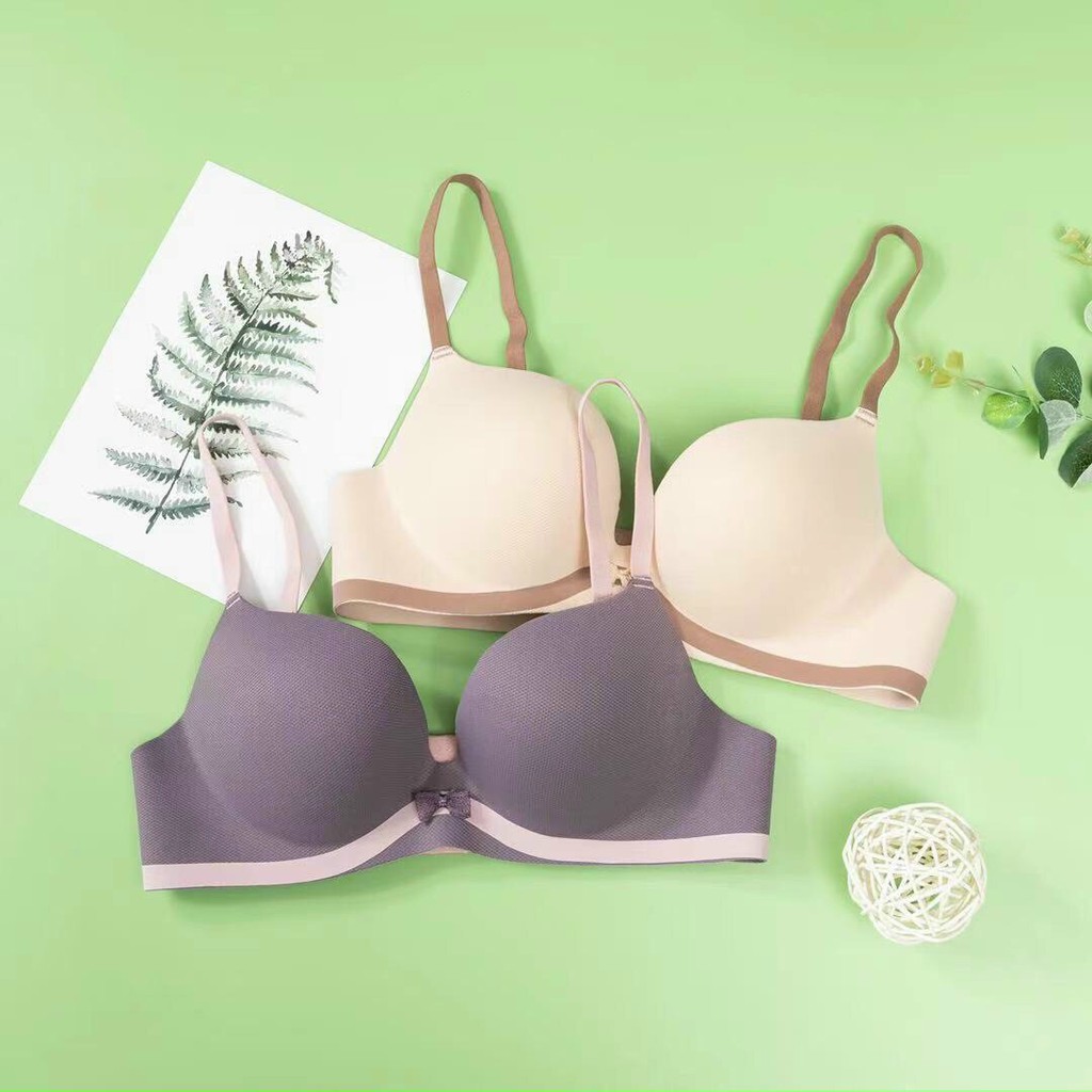 Áo Lót Nữ ❤️FREESHIP❤️ Áo Ngực Nữ đúc su thông hơi viền màu đính nơ nhỏ tôn vòng một gợi cảm mã AL34 | BigBuy360 - bigbuy360.vn