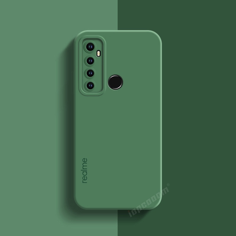 Ôp Điện Thoại Silicon Dẻo Màu Trơn Cho Realme 5I 5S 5 6I 9I 9 Pro Plus C3 C31 C35 C21Y C25Y C25 C12 Ốp