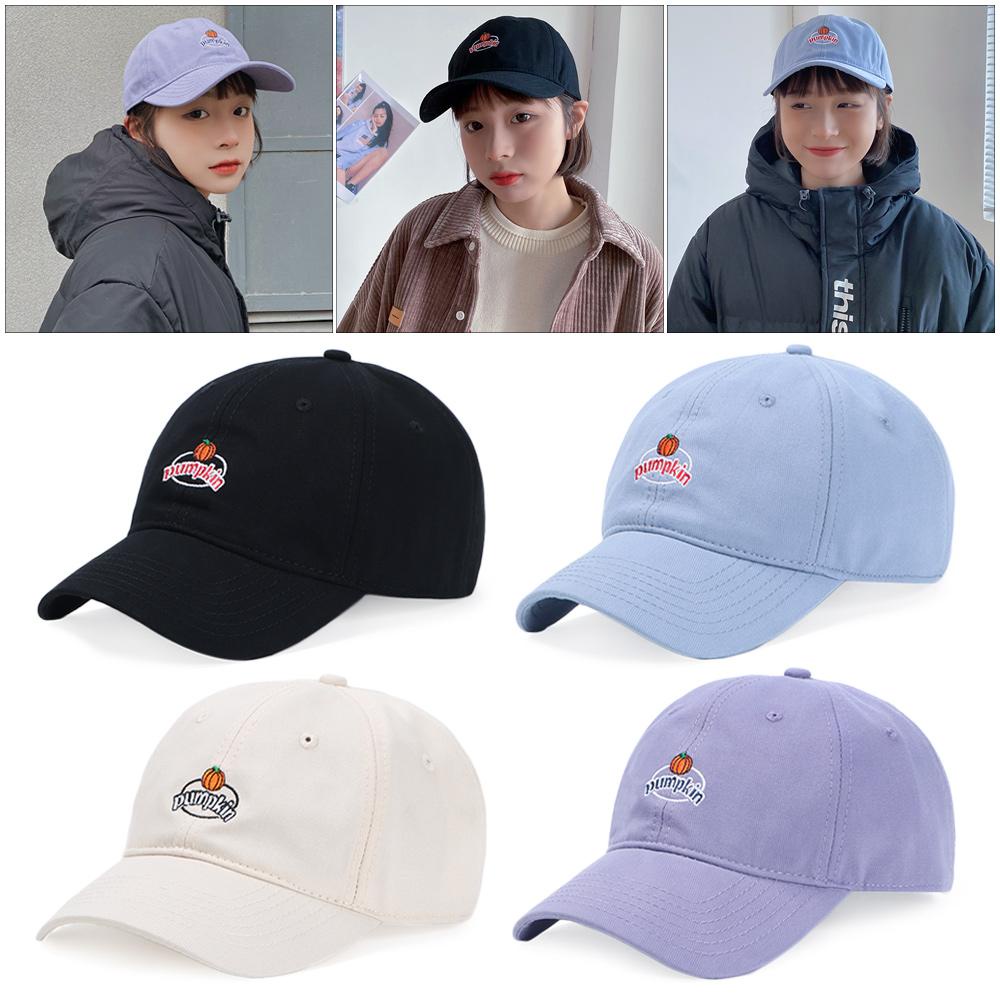 Mũ Lưỡi Trai Cotton Màu Sắc Đơn Giản Thời Trang Unisex