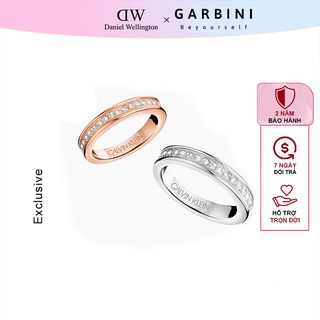 Nhẫn Cặp Đôi Calvin Klein Hook Crystals CK Ring Authentic - Garbini