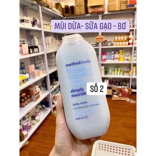Sữa Tắm Method Body hàng sẵn