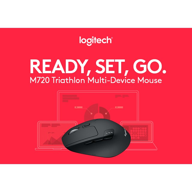 Chuột Logitech M720 Triathlon - Bảo hành 12 tháng chính hãng