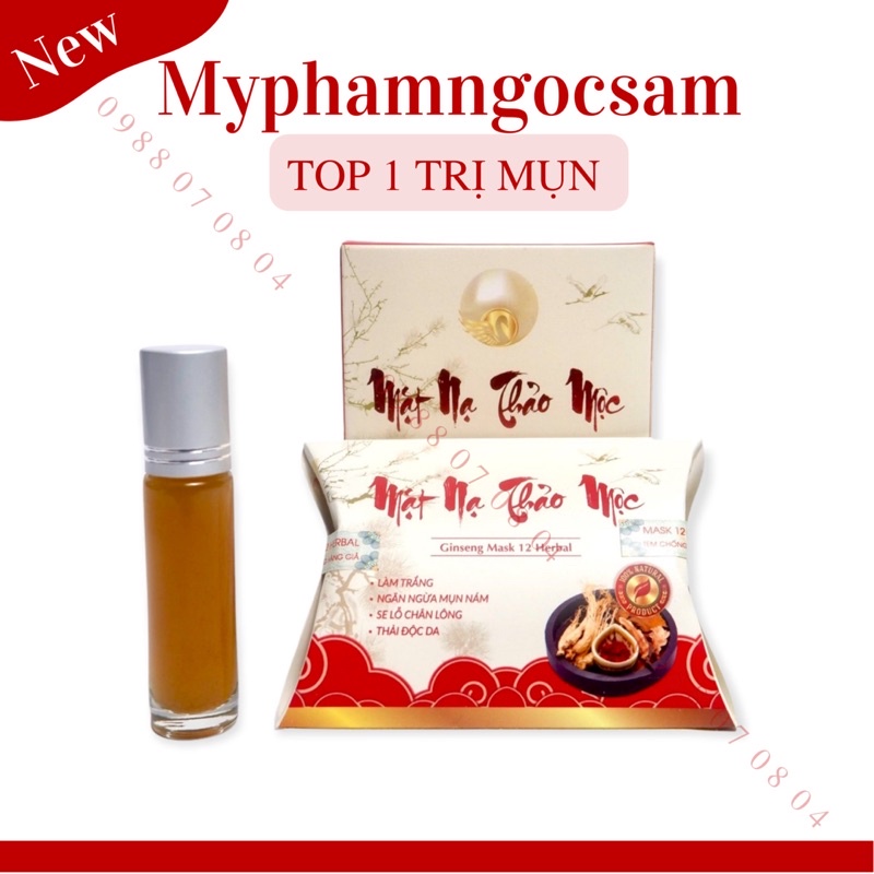 Serum Ngọc Sâm - Bộ Mini Ngừa Mụn Trắng Da