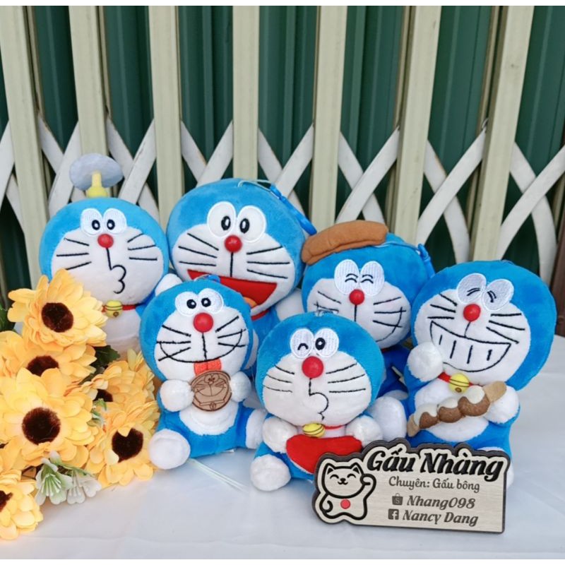 Móc khoá gấu bông Doraemon dễ thương