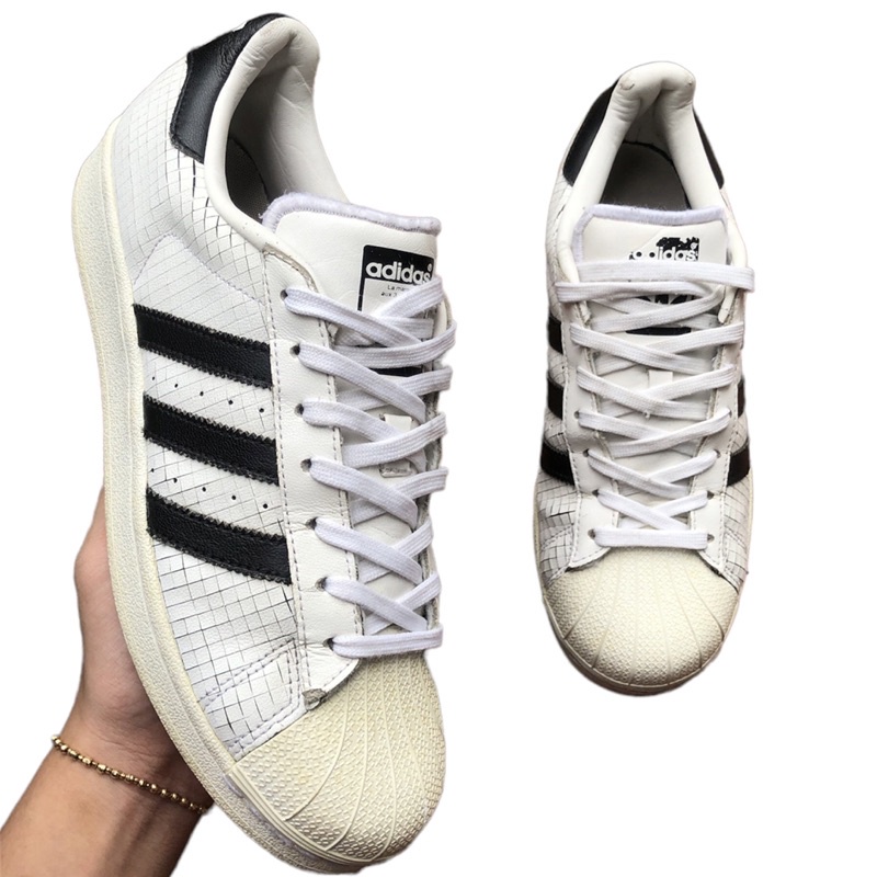Pass Thanh Lý Giày Chính Hãng ADIDAS Superstar 2hand Mũi Sò Size 41
