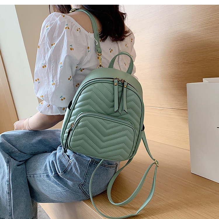 JASMIN NOIR PU Túi ba lô nữ thiết kế đơn giản