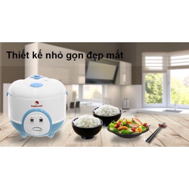 [Mã ELHADEV giảm 4% đơn 300K] ❤️Nồi Cơm Điện Happycook 0,6l Chính Hãng BH Toàn Quốc