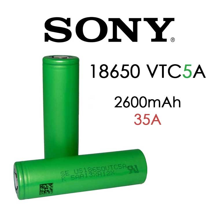 Pin Sony 3.7v 18650 VTC5A 2600mAh Dòng Xả 35A - Giá 1 viên