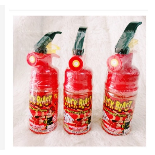 Kẹo đồ chơi hình bình xịt chua bình cứu hỏa Quick Blast