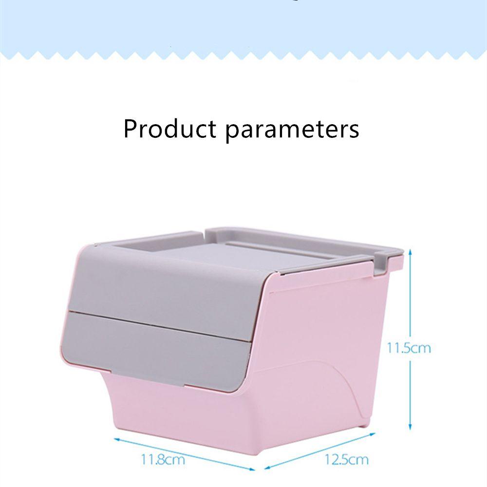 MUVAKO Hộp Đựng Đồ Dùng/ Điện Thoại Nắp Lật Mini Chống Bụi Nhiều Màu Sắc Tiện Dụng Cho Văn Phòng