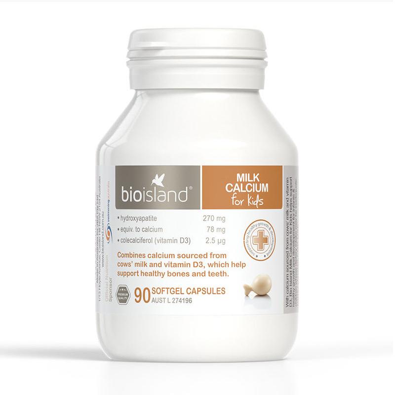 Viên Canxi sữa dạng viên Bioisland Milk Calcium Bone Care &amp; Bioisland Milk Calcium Bone Care (ÚC)