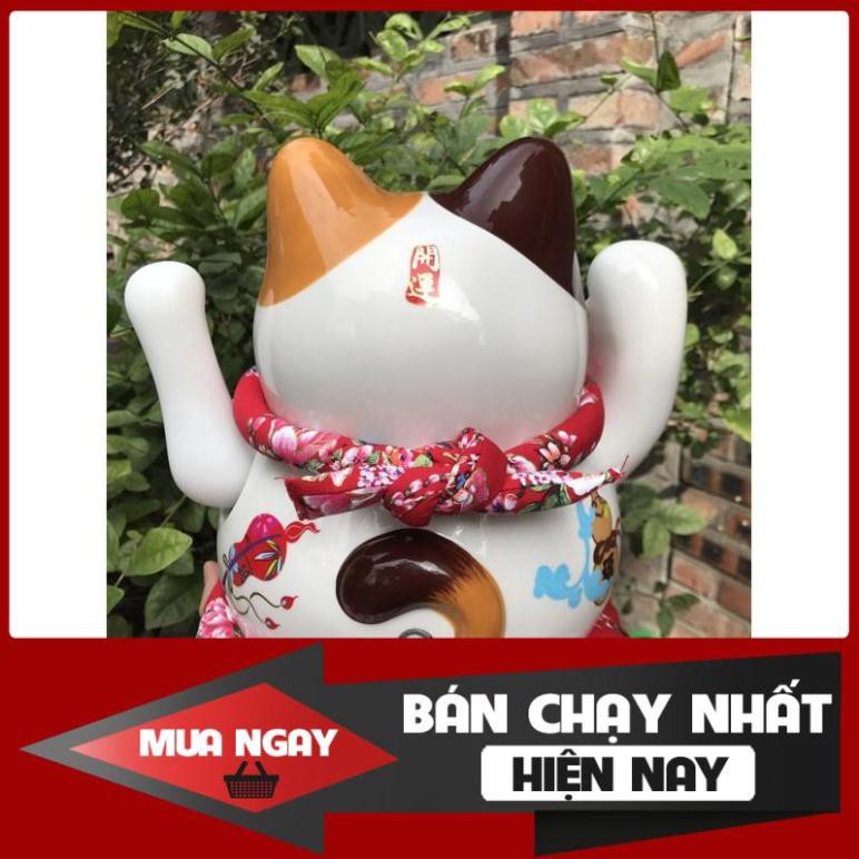 [SP BÁN CHẠY] Mèo Thần tài Vẫy Tay Hưng gia vượng nghiệp 25cm/10inch