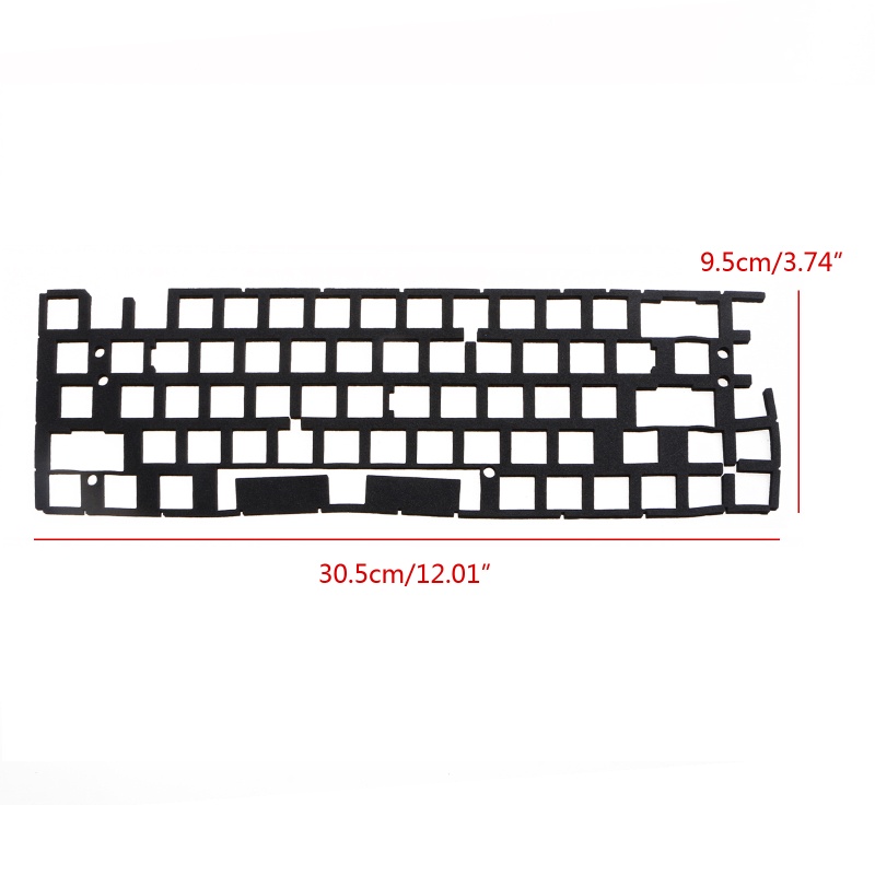 Bộ 2 Đệm Xốp Mềm Mại Đơn Giản Cho Công Tắc Âm Thanh 68-Layout