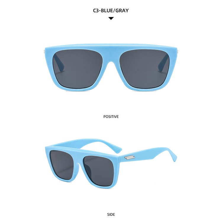 Kính mát gọng vuông phong cách Âu Mỹ thời trang cho nam và nữ 2021