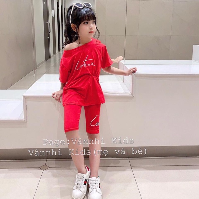 Bộ chữ kí dáng Sporty siêu HOT cho bé gái - bck2