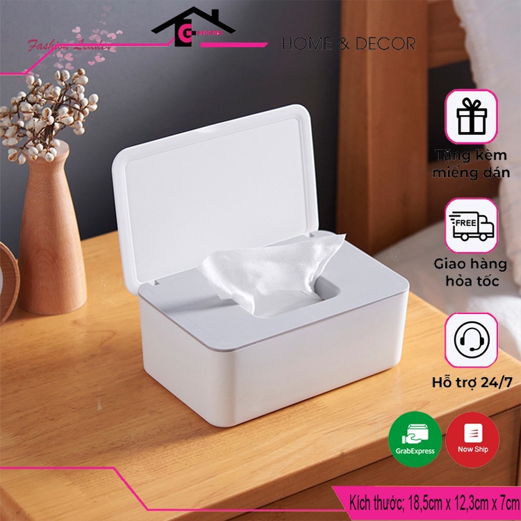 hộp đựng khẩu trang,đựng giấy ăn để bàn cao cấp