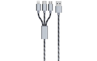 CÁP SẠC 3 ĐẦU DÂY MICROCOM CHÍNH HÃNG BH 12 THÁNG