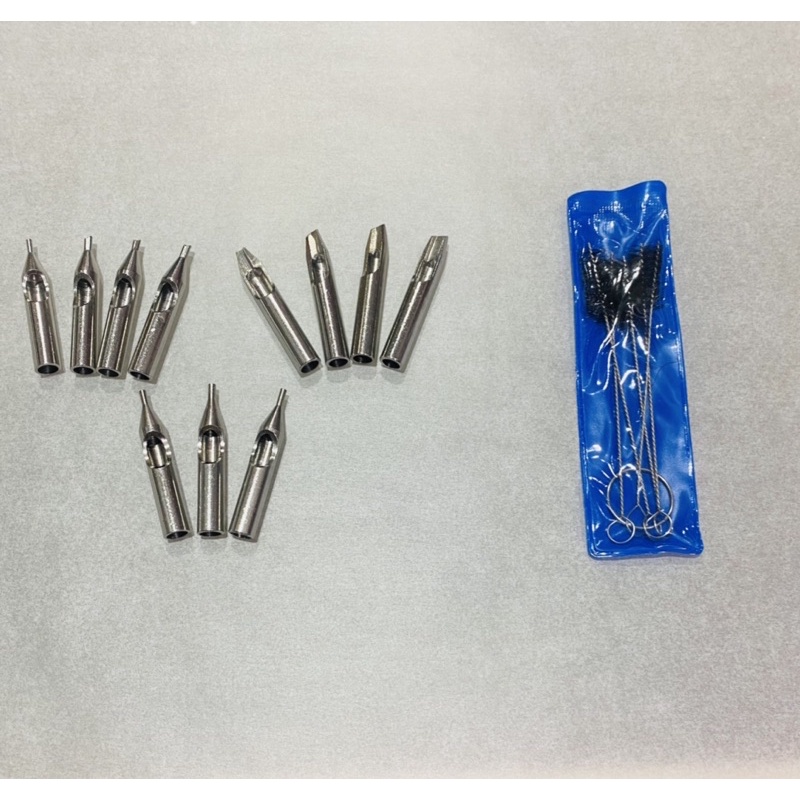 Bộ 11 ngòi inox tặng kèm que vệ sinh ngòi