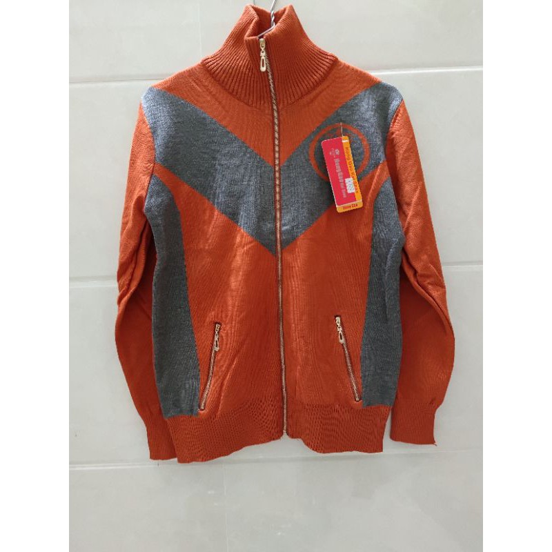 Áo khoác len dây kéo