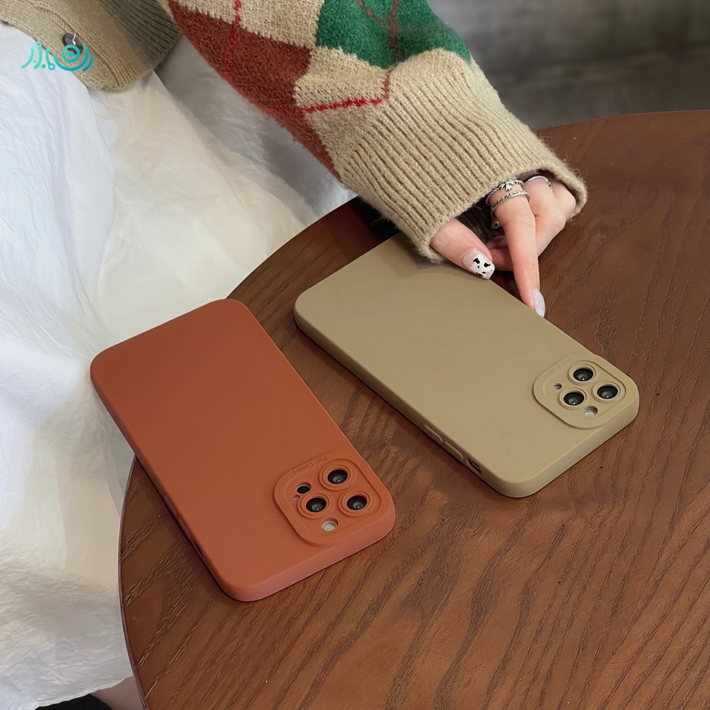 Ốp điện thoại TPU silicon chống sốc màu macaron thích hợp cho iPhone 13 pro max 12 11 Pro Max X XS MAX XR 7 8 plus