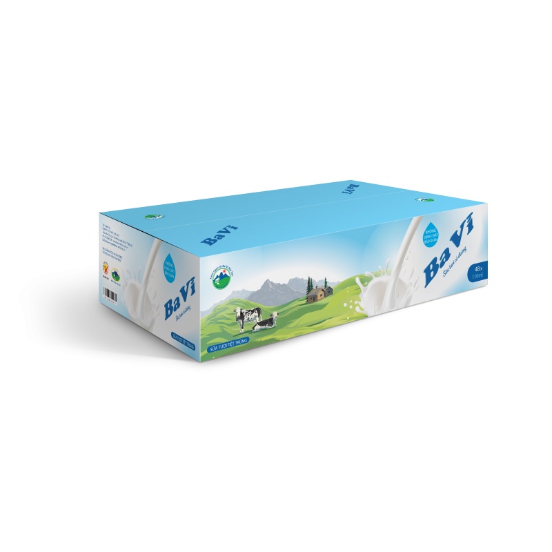Sữa tươi tiệt trùng có đường Ba Vì 180ml