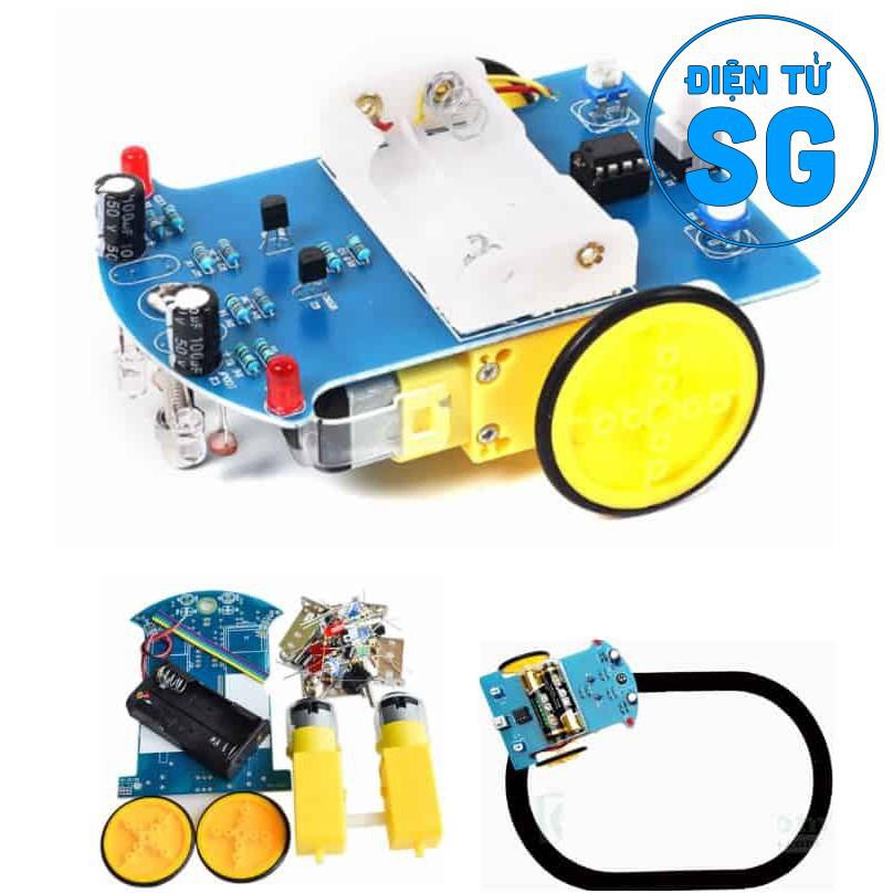 Kit Xe Robot Dò Đường Hàn Linh Kiện - GXID