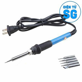 Mỏ hàn chì điều chỉnh nhiệt độ NO.911 60W + 5 mũi hàn + miếng gác - 4HTI