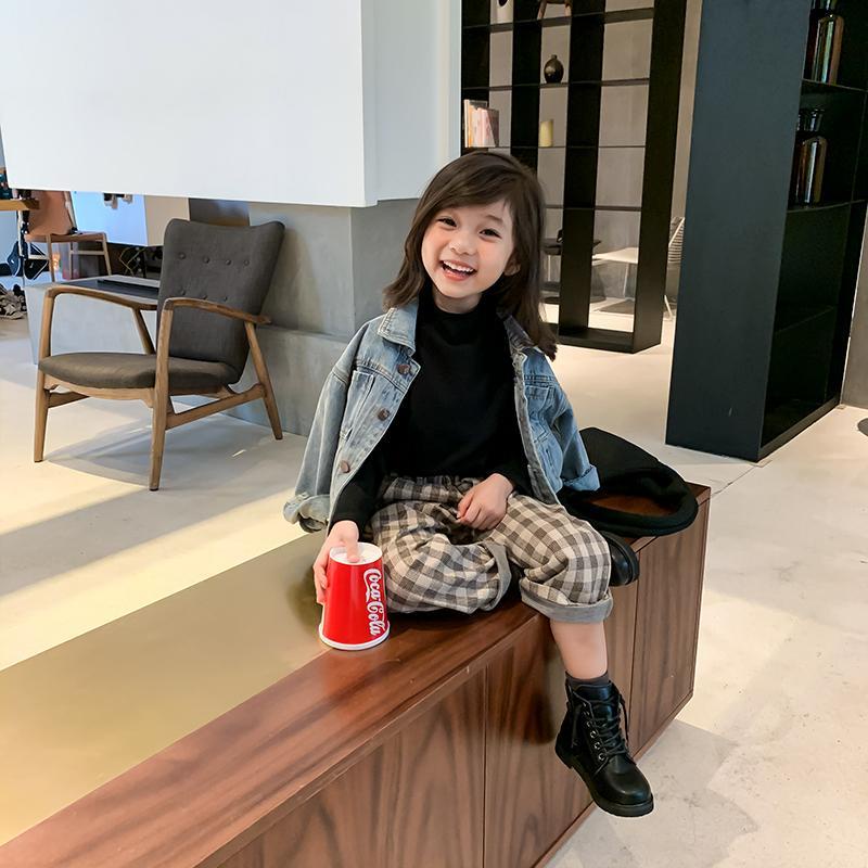 Áo Khoác Jean Phong Cách Phương Tây Thời Trang Mùa Xuân Mới Cho Bé Gái 2021