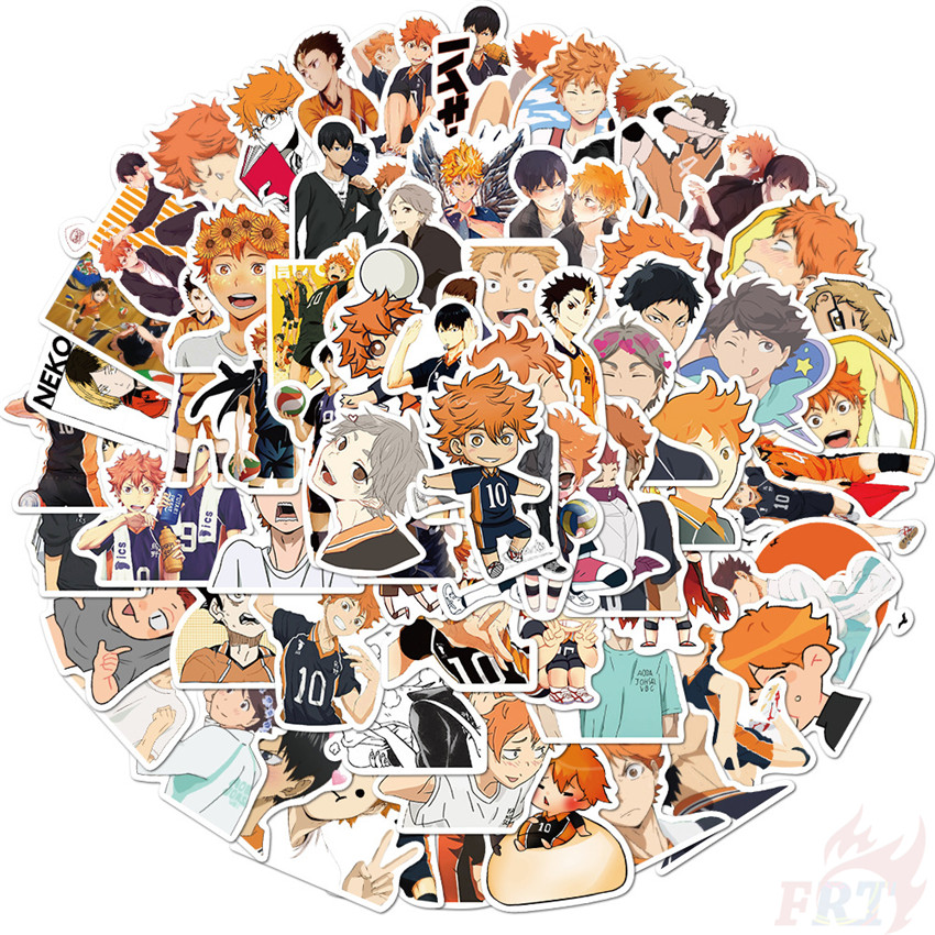 102Pcs/Set ❉ Haikyuu!! Series B - Anime Stickers ❉ DIY Fashion Doodle Decals Stickers