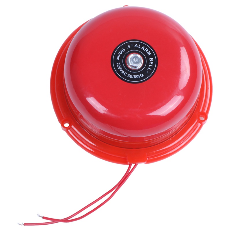 Chuông Báo Động Hình Tròn Kích Thước 4 inch AC 220V 100mm