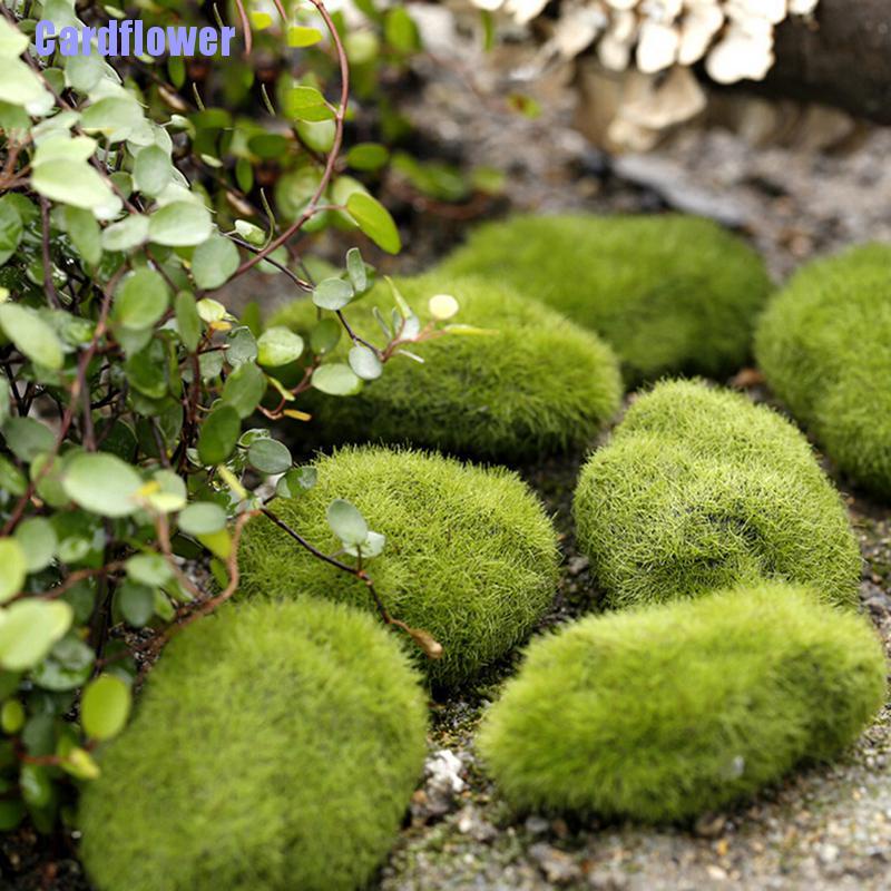 (Hàng Mới Về) Quả Bóng Đá Rêu Nhân Tạo Dùng Để Trang Trí