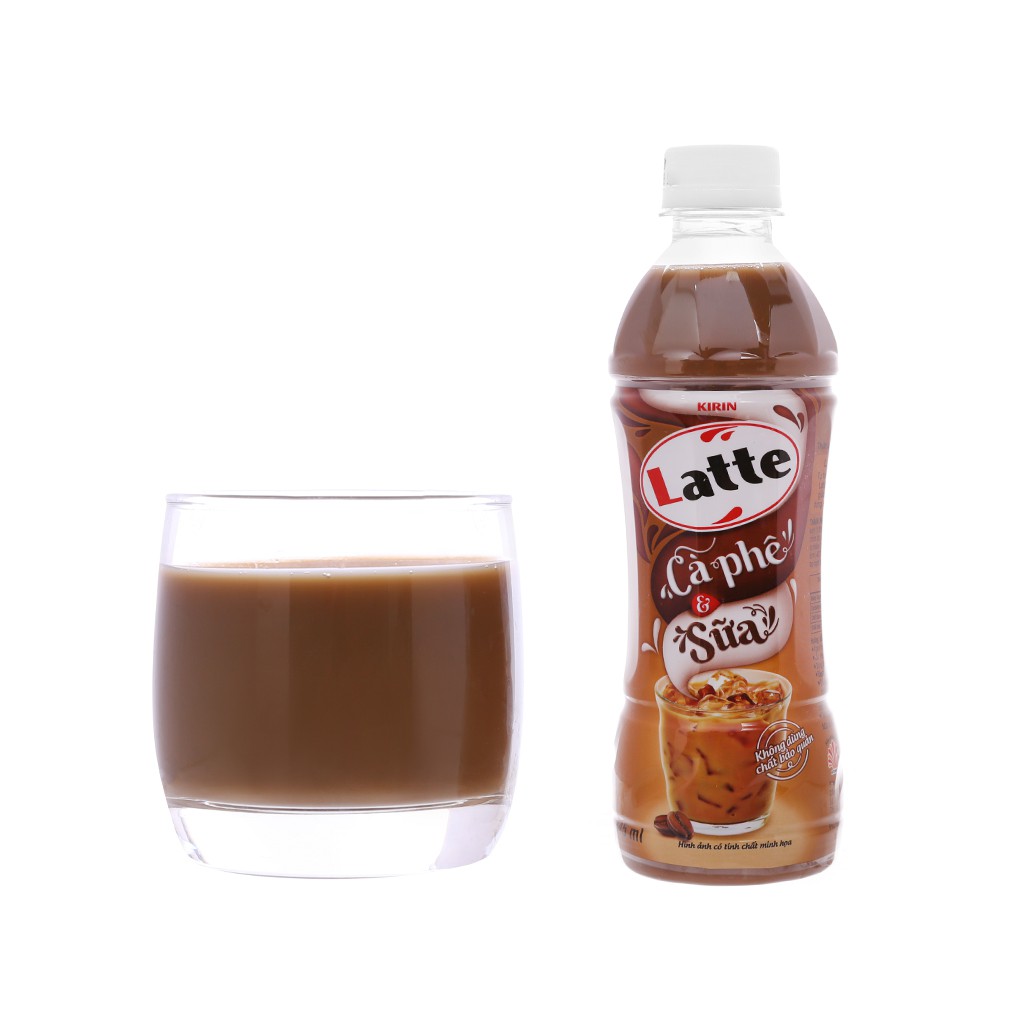 [ EXP:2022-06-01 ] Thùng 24 Chai Kirin Latte Cà Phê &amp; Sữa chai 345ml