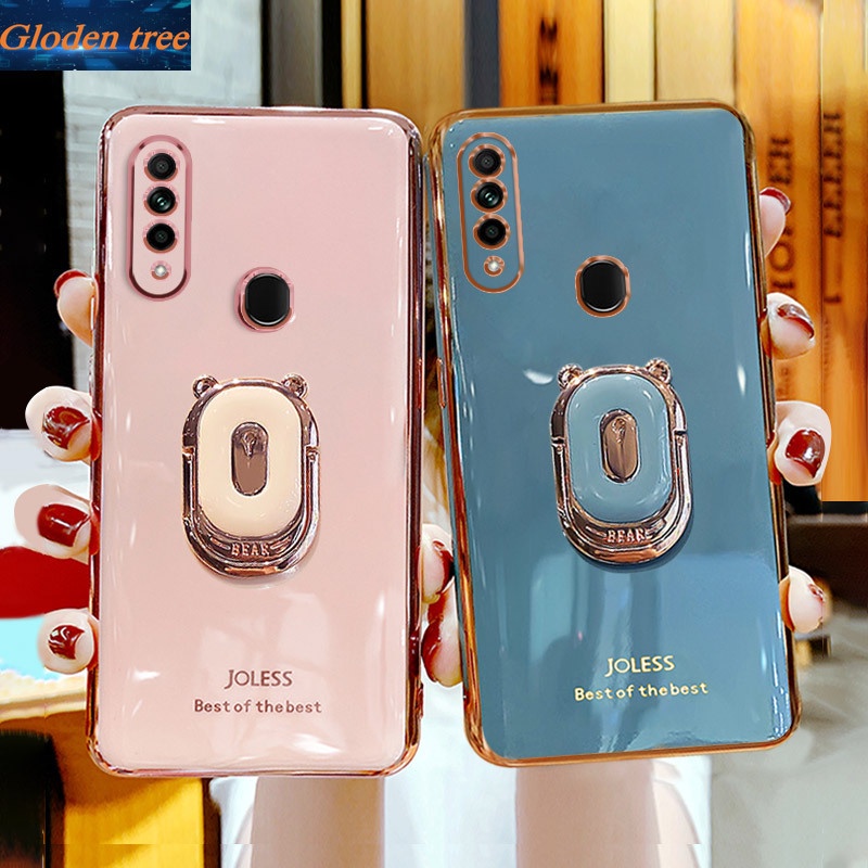 Ốp Lưng Phong Cách Cô Gái Kẹo Cho Vỏ Oppo A31 A8, Vỏ Bảo Vệ camera Chính Xác Có Giá Đỡ Điện Thoại Di