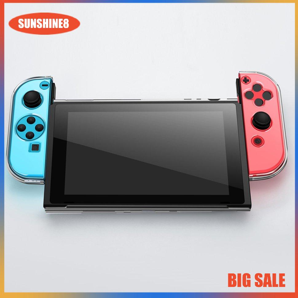 【SUN】For Nintendo Switch Protect Crystal Transparent Anti-Damage &amp; Dust Case Shell