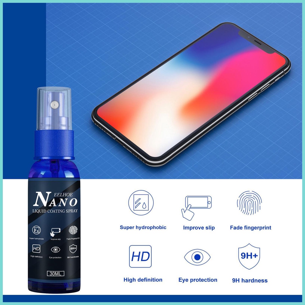 Bình Xịt Nano Bảo Vệ Màn Hình Điện Thoại Chống Dấu Vân Tay